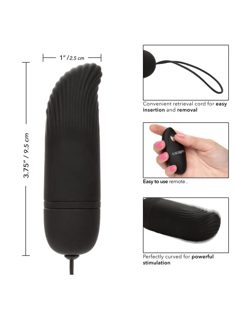 Silicone Remote Ridged G Bullet - Image 3