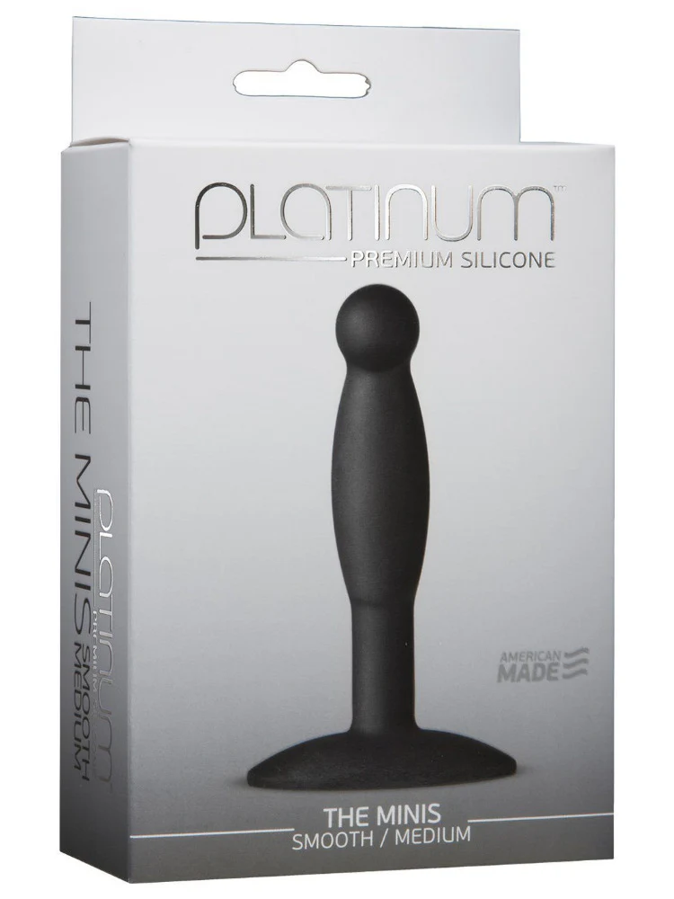 Platinum Minis Smooth Silicone Butt Plug - Image 6